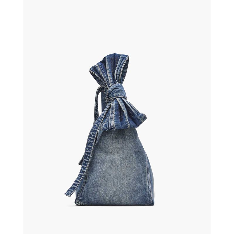 MARC JACOBS The Bow Denim Sack Bag image number 2